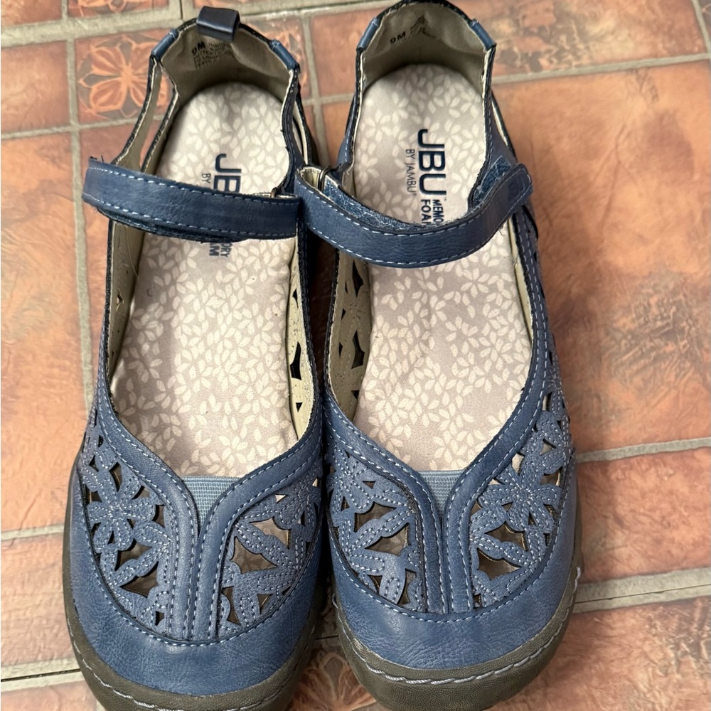 Jambu Women's Navy Cut-Out Flats